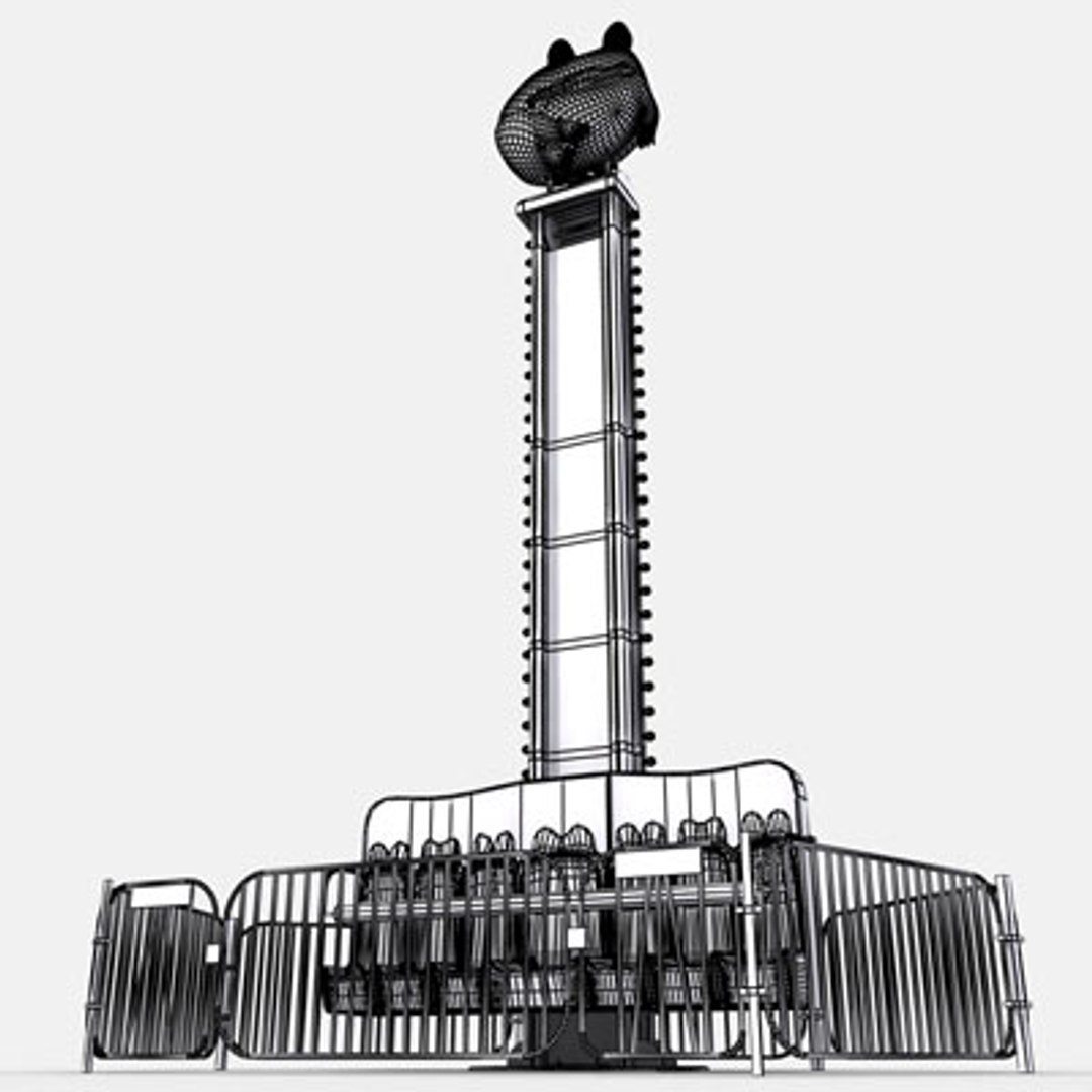 Pendulum Amusement Ride 3d Model