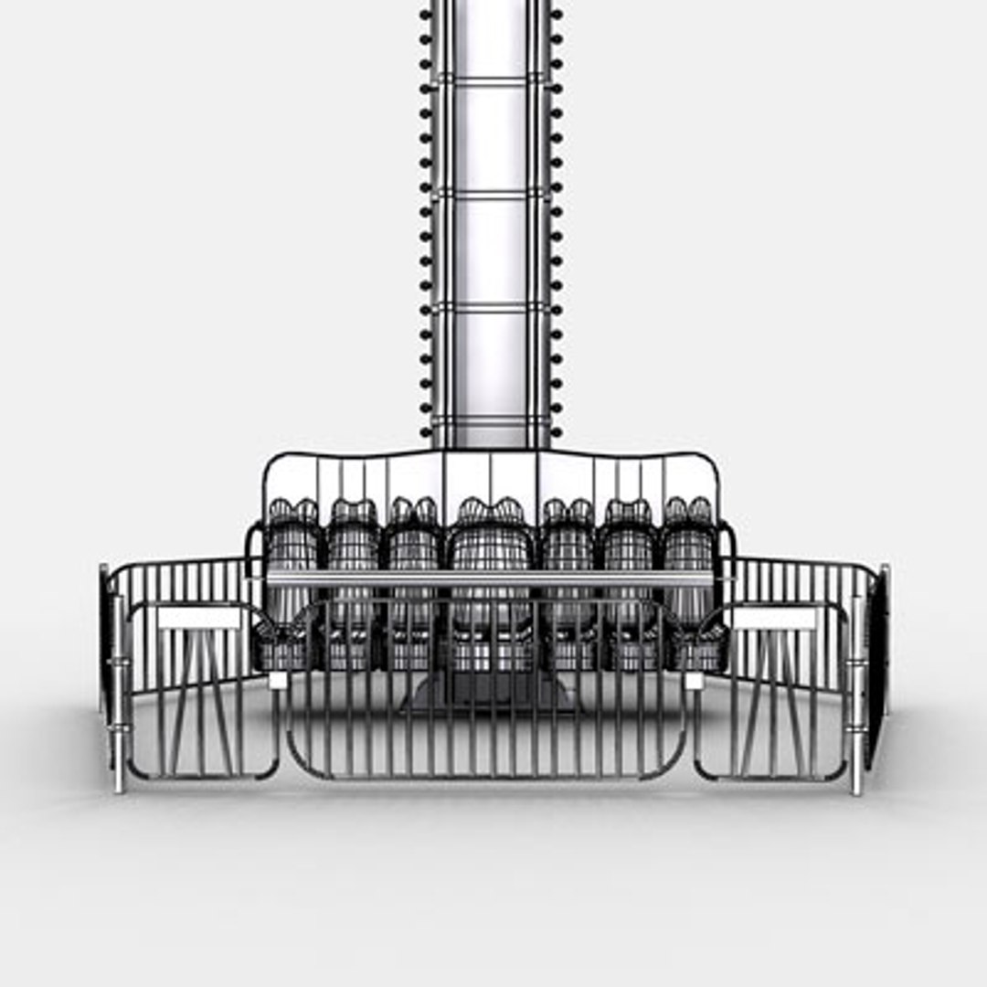 Pendulum Amusement Ride 3d Model