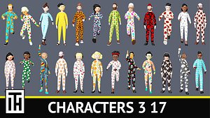 3D model Characters 3 17
