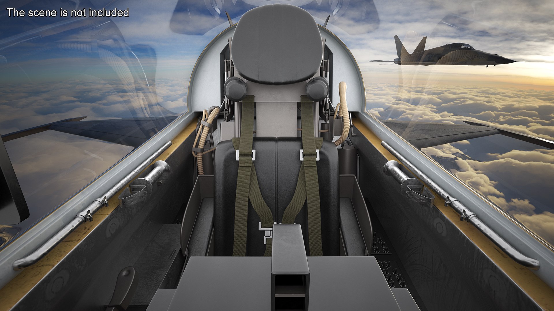 3D Iranian Aircraft HESA Saeqeh Without Arm TurboSquid 2314179