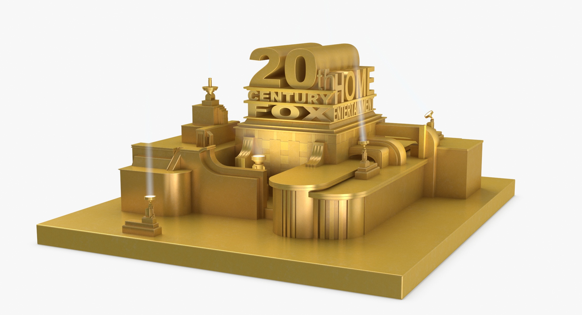 20th century fox history (made in sketchup) 