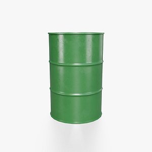 Steel Barrel - Green - Clean