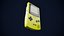 GBC Game boy color in four colors 3D model