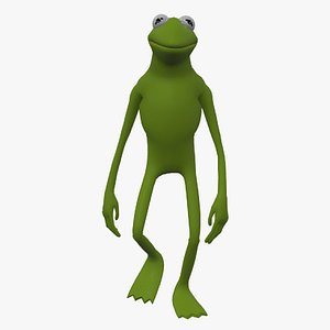 Kermit Walking Animation Rigged