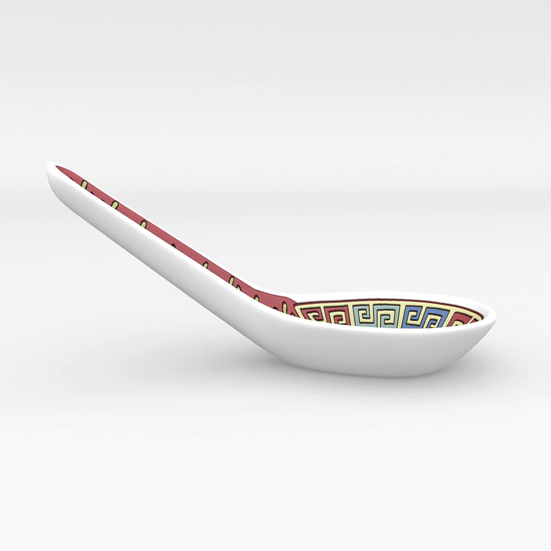 3d Traditional Chinese Porcelain Rice