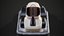 Retro Futuristic Bumper Car