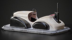 Retro Futuristic Bumper Car