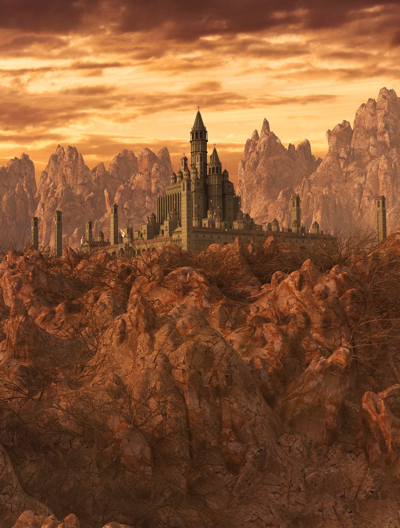3D castle mountain fantasy https://p.turbosquid.com/ts-thumb/X4/pjzgtq/dZFL3x53/castle3/jpg/1588444215/1920x1080/fit_q87/8cd69a27e1bcd6a7d8644c91de18fd0922d0d1ae/castle3.jpg