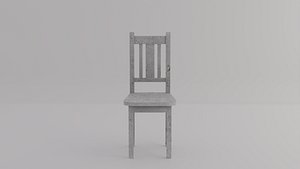 White Wooden Chair