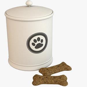 Dog Biscuits and Jar