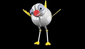 sparrow robot 3D