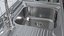 Single Bowl Kitchen Sink with Drainboard and Tap model
