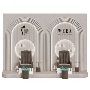 Pedicure beauty salon 3 3D model