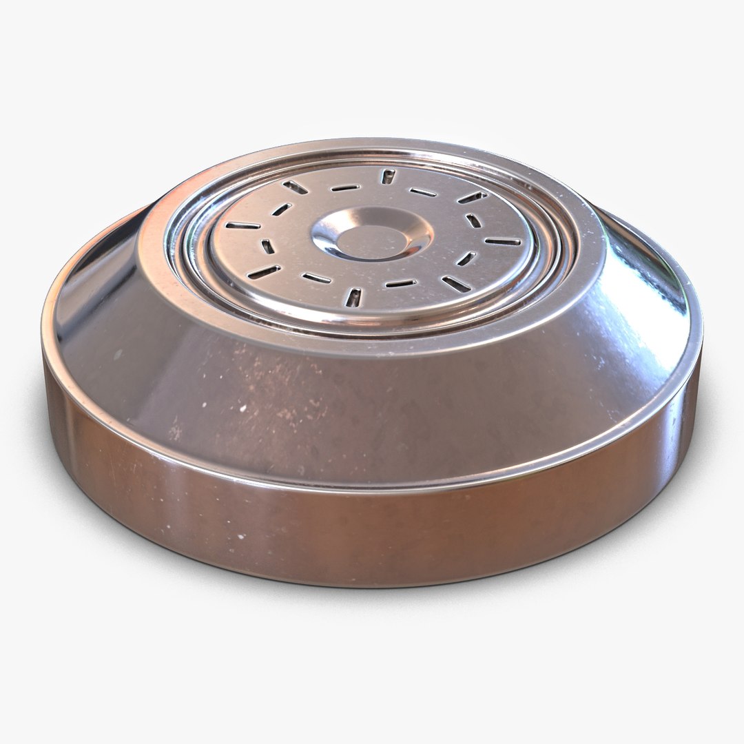 Industrial Anodized End Cap 3 3D Model 3D model preview