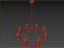 3D Hastings Round Chandelier model