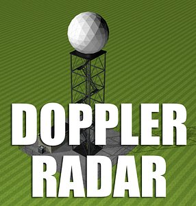 3d weather doppler radar tower model