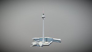 Berlin TV Tower Fernsehturm 3D model