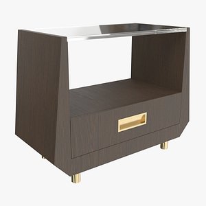 Night Table Baker Gem 3D model