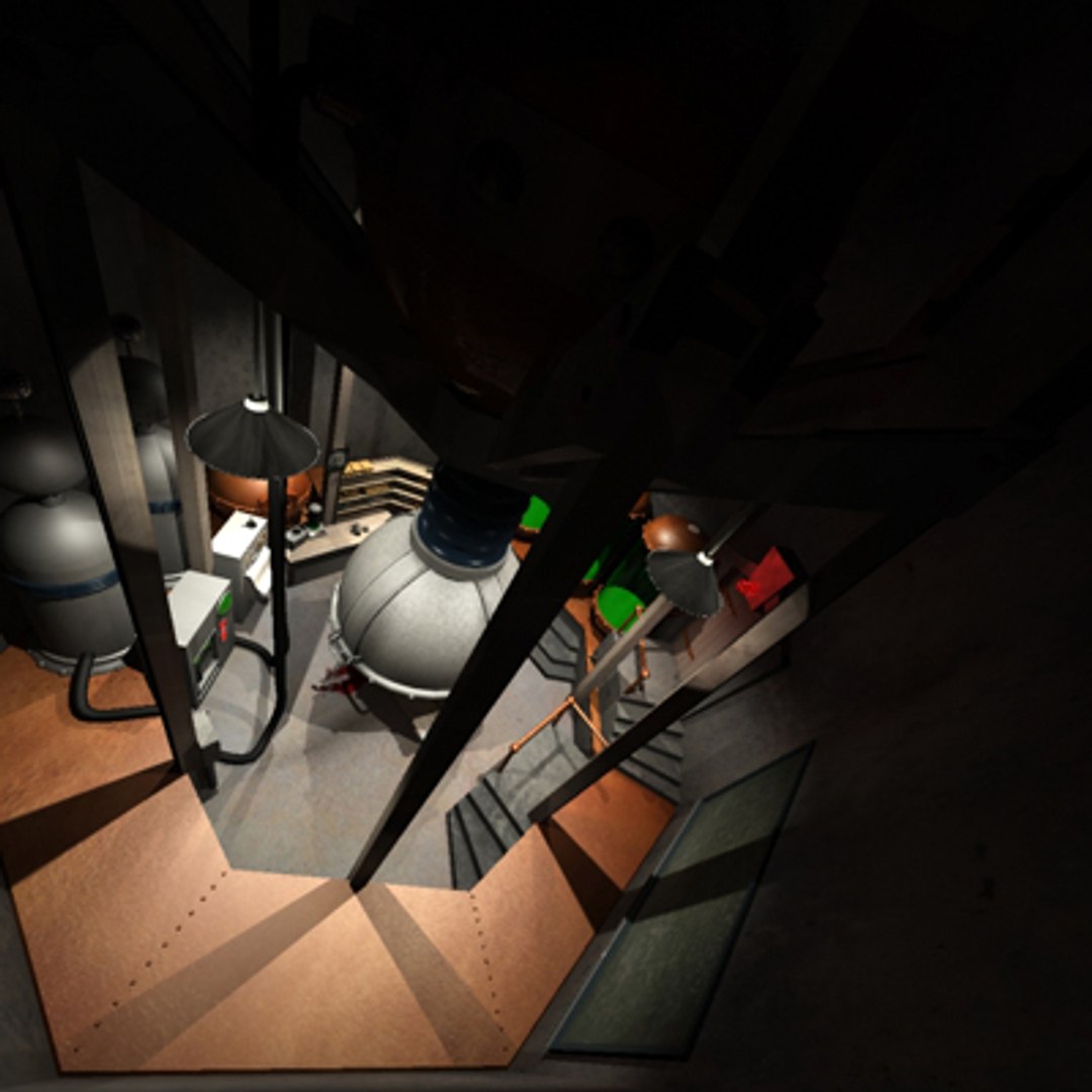 Spooky Mad Laboratory 3d Model