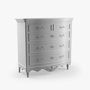 3ds max chest 5 drawers