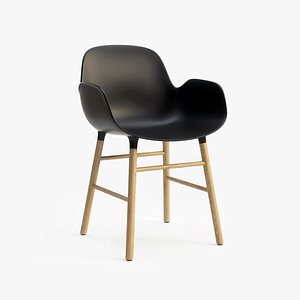 3d model form armchair normann copenhagen