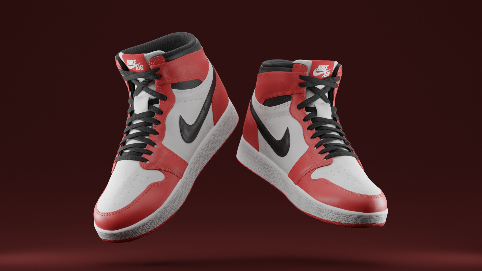 Air Jordan Nike Shoes - 02 3D Model - TurboSquid 2049571