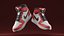 Air Jordan Nike shoes - 02 3D model