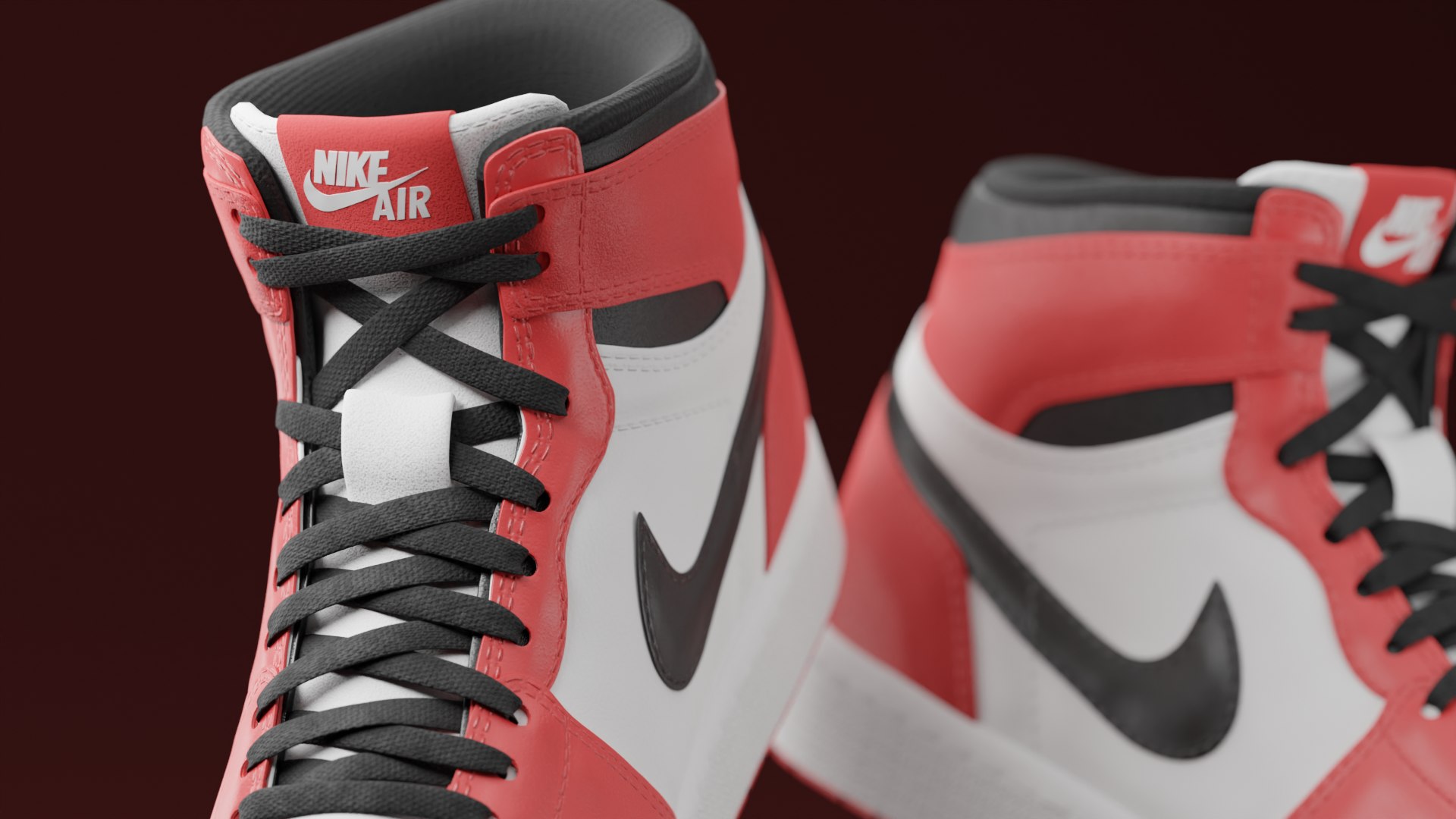 Air Jordan Nike shoes - 02 3D model https://p.turbosquid.com/ts-thumb/X5/U3ESea/dH/02_0005/png/1680260341/1920x1080/fit_q87/9a264a41d6b8bb7f82005c4c7d529a7b31712689/02_0005.jpg