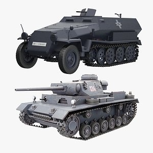 Panzer III Tank and Sd Kfz 2511 Ausf C Collection