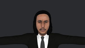 Bob Marley Hyper Realistic Full Body Fully Rigged 3D Character 3D