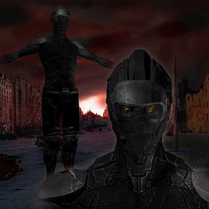 Armored assassin character