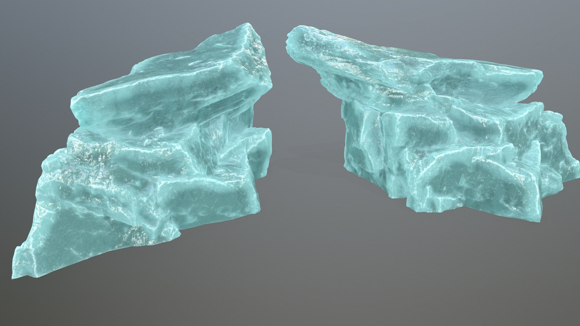 3D Ice Rocks Model - TurboSquid 2278665