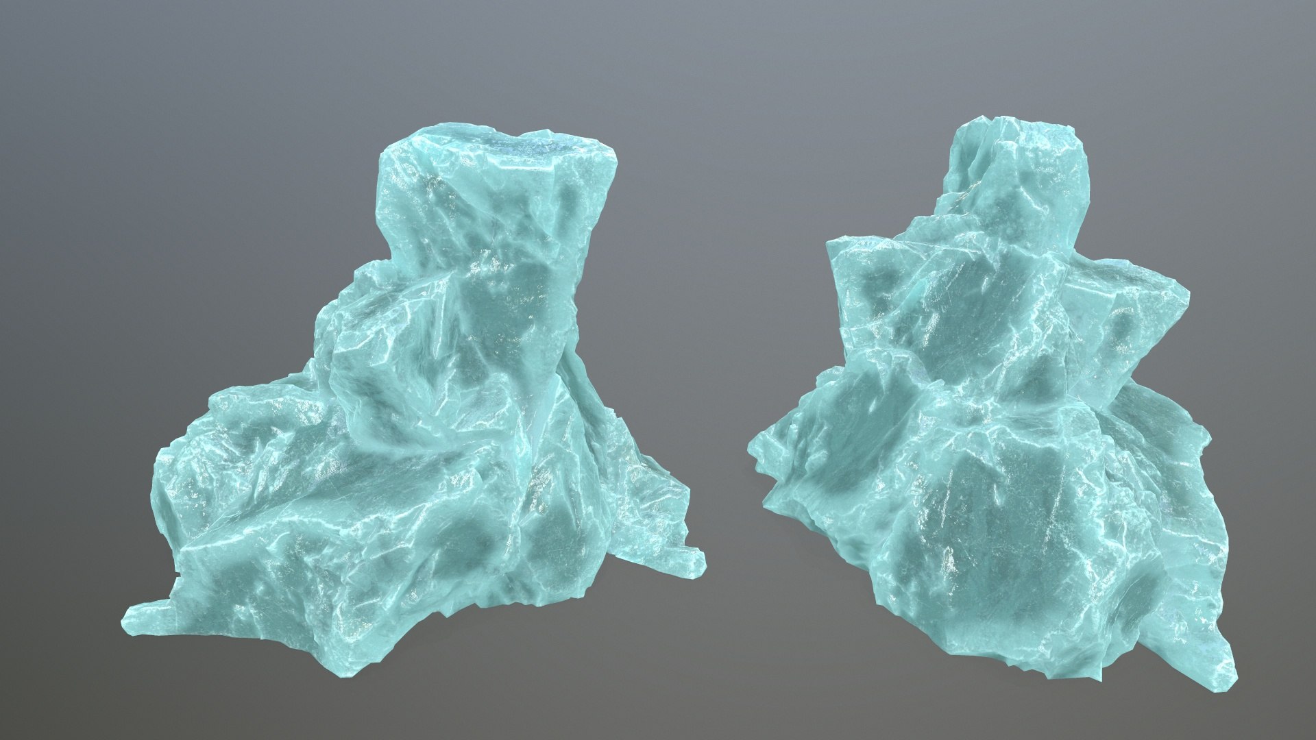 3D Ice Rocks Model - TurboSquid 2278665