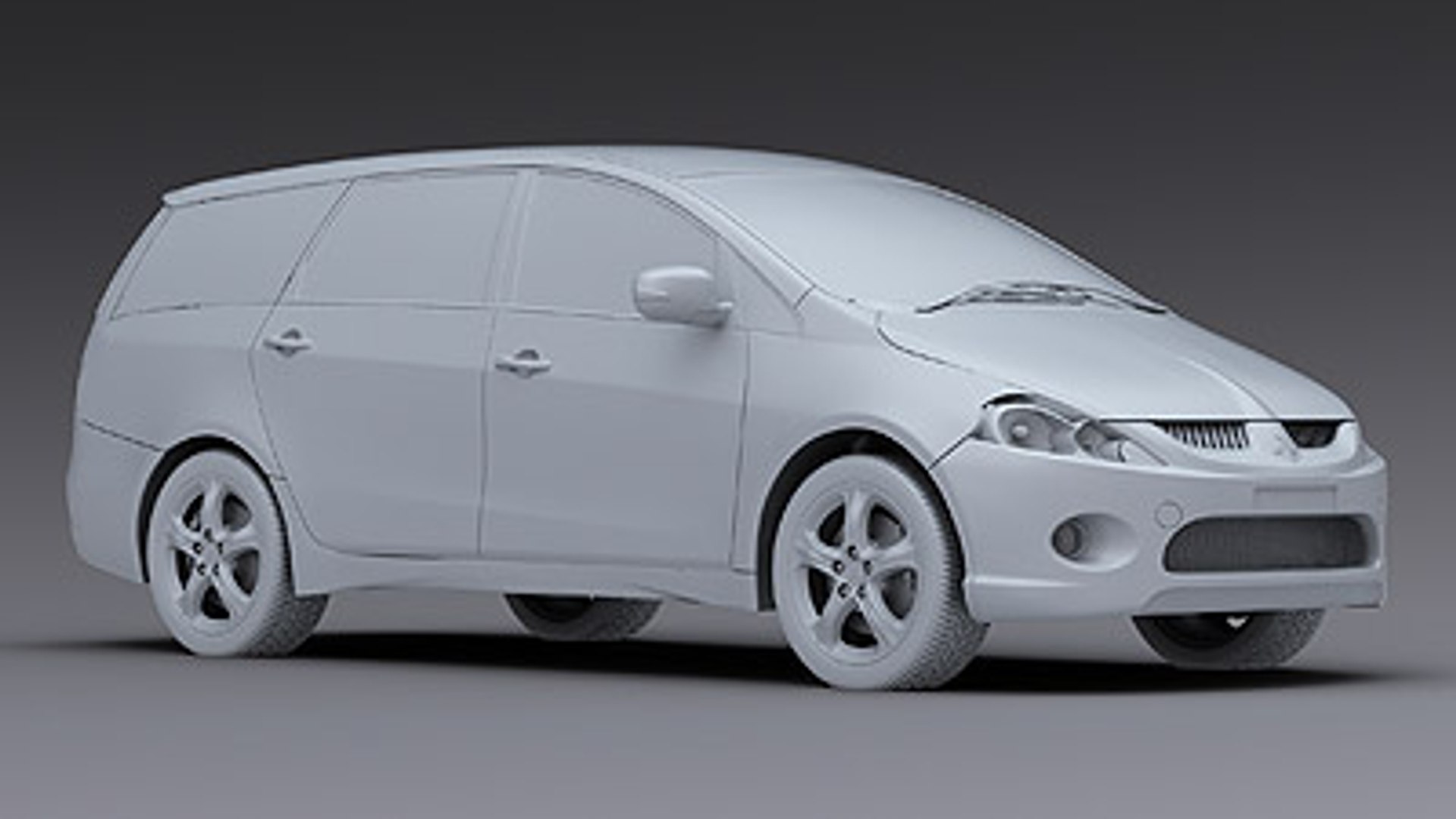 3d mitsubishi grandis model