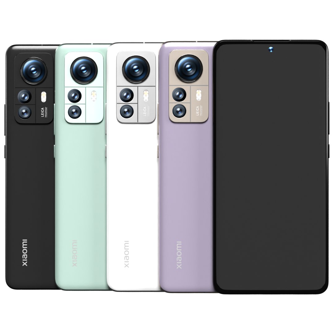 Xiaomi Mi 12S Pro All Colors 3D Model - TurboSquid 1924939