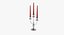 3 Branch Candle Holder