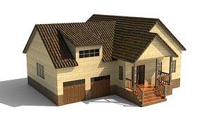 3D European House A 10 model