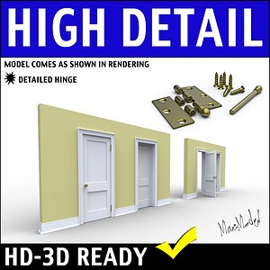 Highly Detailed Doors Scene