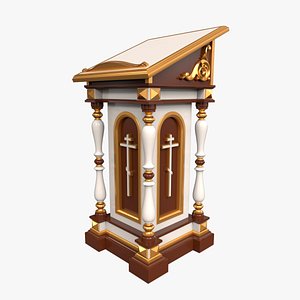 3D Icon stand model