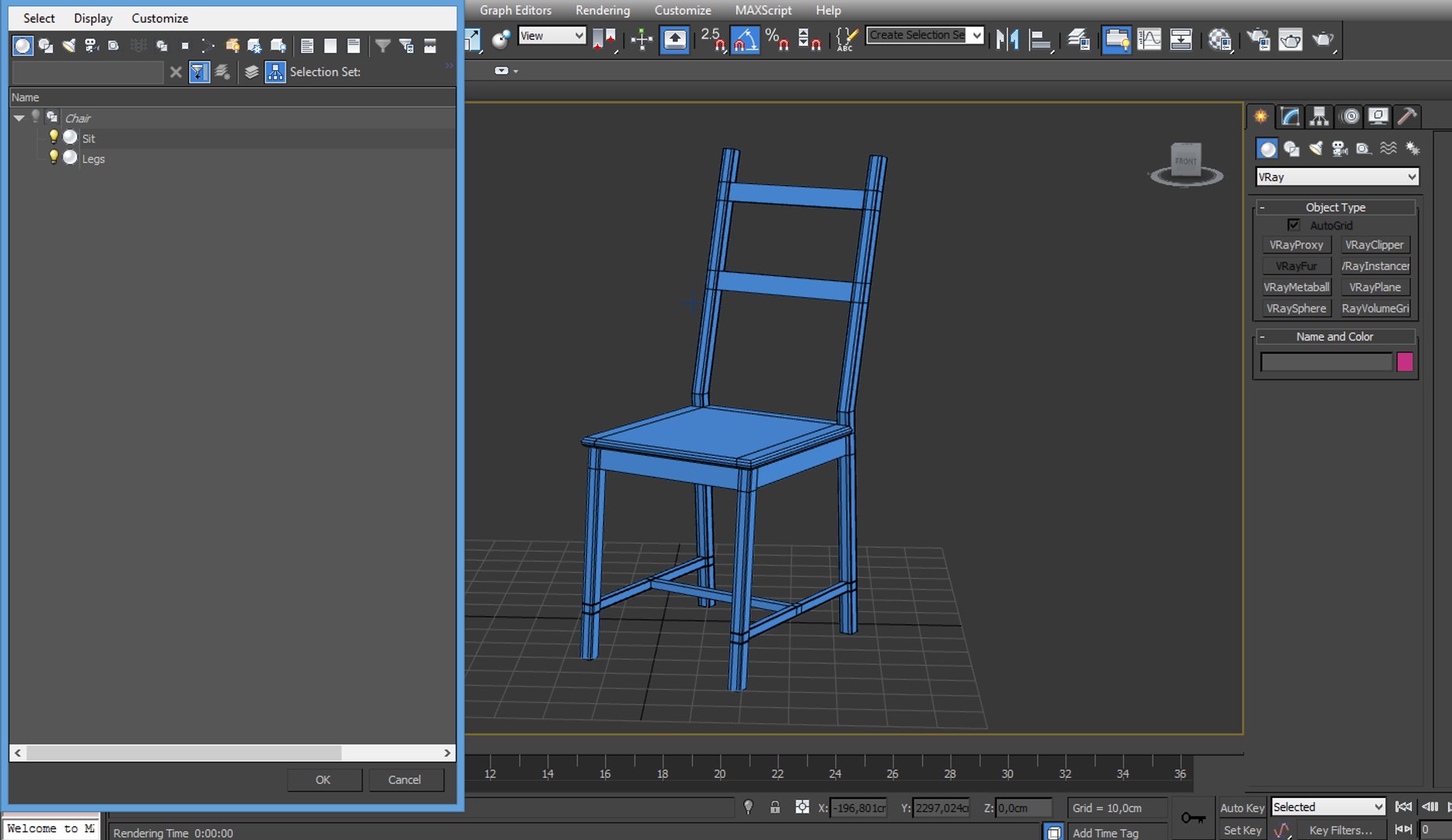 Pine chair 3D - TurboSquid 1375913