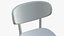 Wooden Dining Chair Modern 3D model