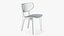 Wooden Dining Chair Modern 3D model