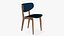 Wooden Dining Chair Modern 3D model