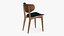 Wooden Dining Chair Modern 3D model