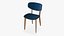 Wooden Dining Chair Modern 3D model