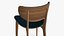 Wooden Dining Chair Modern 3D model