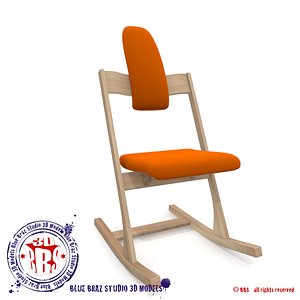 Ergonomic tilting chair