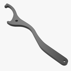 3D spanner wrench model