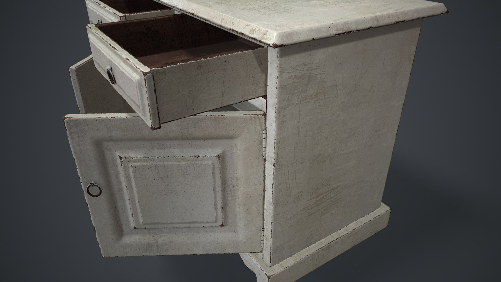 3D Old Tabletop - TurboSquid 1950578