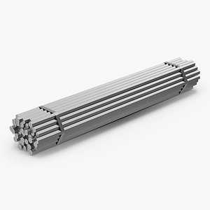 Stacked Metal Hexagon Bars
